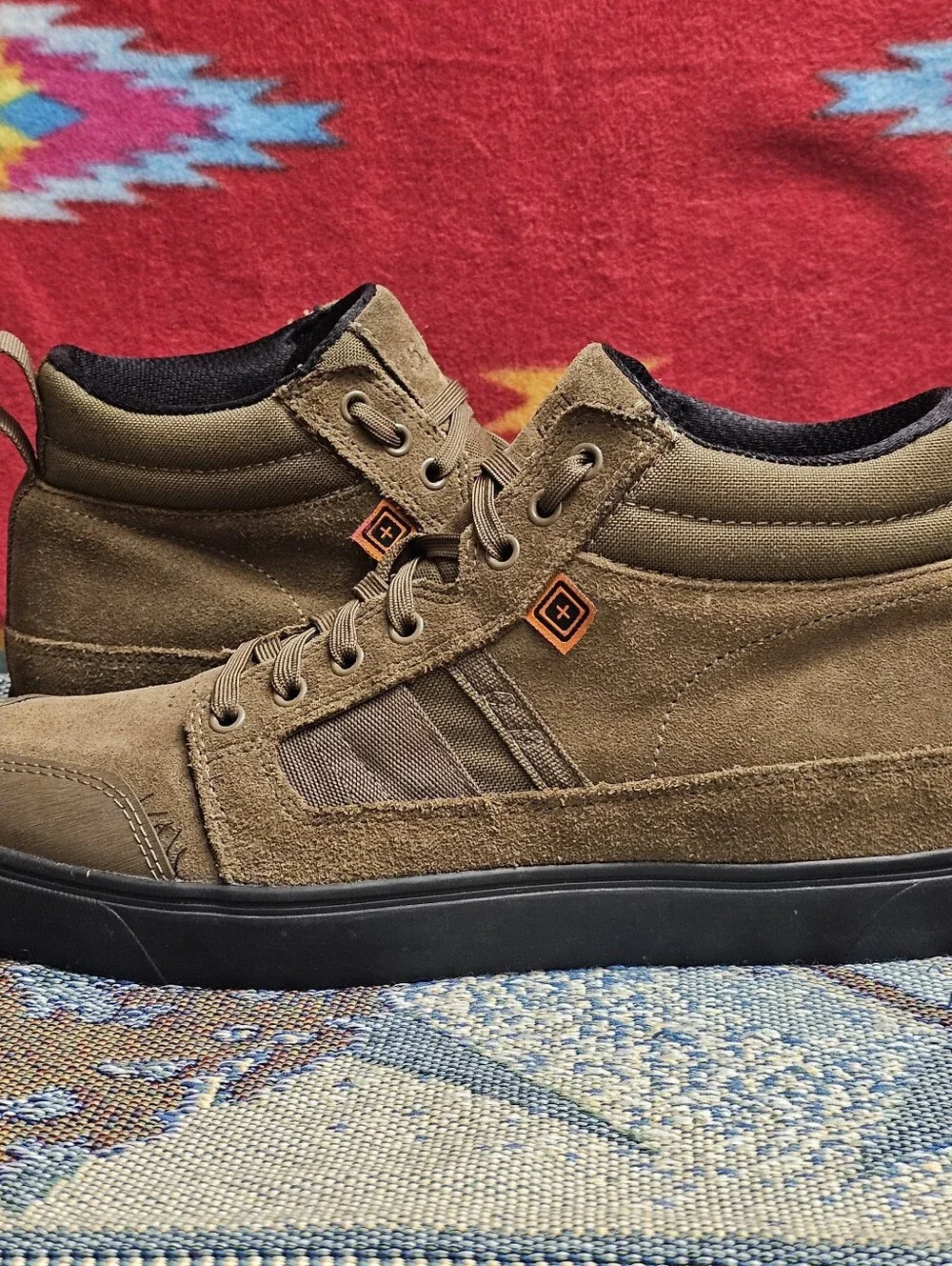 5.11 Tactical Norris Sneaker High Top Boots Mens Size 12 Brown Chukka Tactical